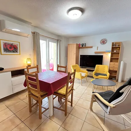 Vila Jolie Maison De Climatisee, Wifi, 2 Terrasse Parking Privatif Plein Sud Dans Securisee Avec Piscine Commune 800 M De La Lrcs138 Portiragnes