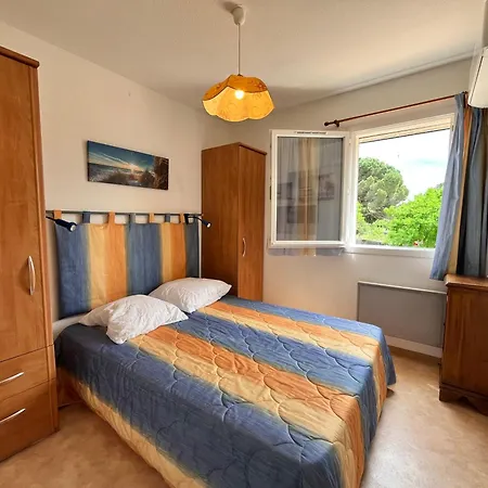 Jolie Maison De Climatisee, Wifi, 2 Terrasse Parking Privatif Plein Sud Dans Securisee Avec Piscine Commune 800 M De La Lrcs138 Vila Portiragnes
